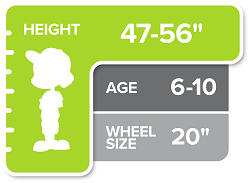 20 Inch Kids Bike Size